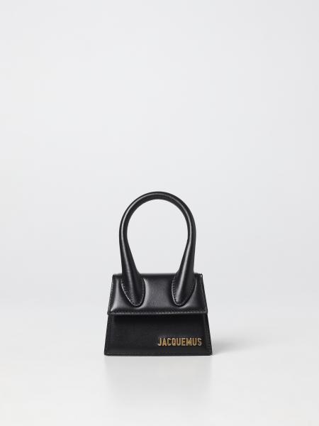 JACQUEMUS: mini bag for woman - Black | Jacquemus mini bag 213BA0013000 ...