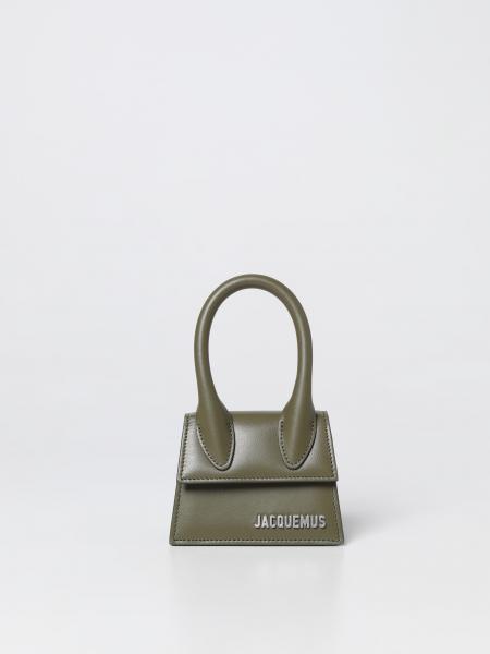 Borsa Le Chiquito Jacquemus in pelle con logo lettering in metallo