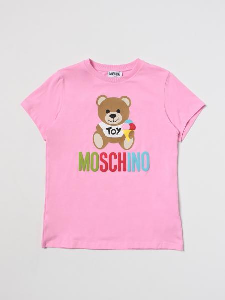 MOSCHINO KID: t-shirt for boys - Pink | Moschino Kid t-shirt ...