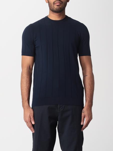 ELEVENTY: sweater for man - Blue | Eleventy sweater G76MAGG12MAT0A001 ...