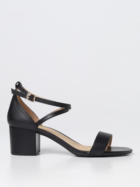 MICHAEL KORS: heeled sandals for woman - Black | Michael Kors heeled sandals  40S2SEMA1L online on 