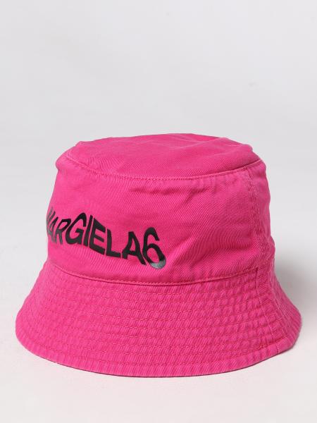 Mm6 Maison Margiela Outlet: hat for kids - Pink | Mm6 Maison Margiela ...