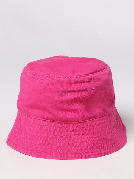 MM6 MAISON MARGIELA: hat for kids - Pink | Mm6 Maison Margiela hat ...