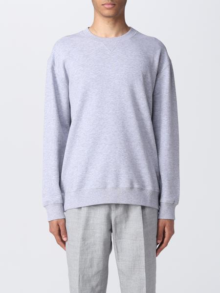 BRUNELLO CUCINELLI: sweater for man - Grey | Brunello Cucinelli sweater ...