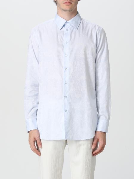 ETRO: shirt for man - Gnawed Blue | Etro shirt 129086205 online on ...