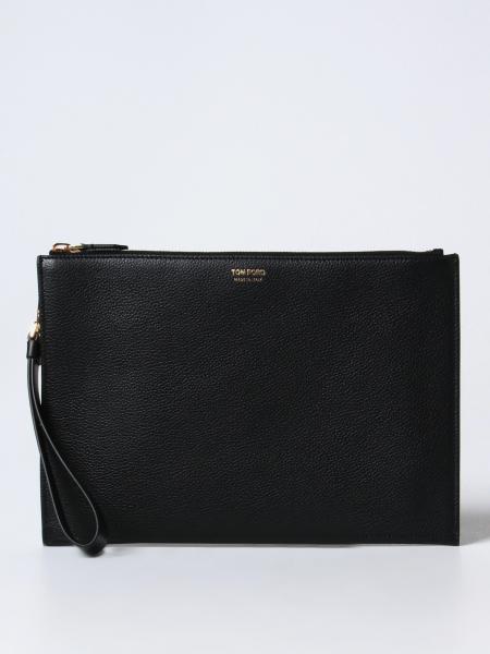 Clutch Tom Ford in pelle a grana