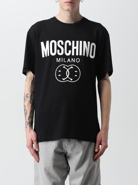 MOSCHINO COUTURE: t-shirt for man - Black | Moschino Couture t-shirt ...