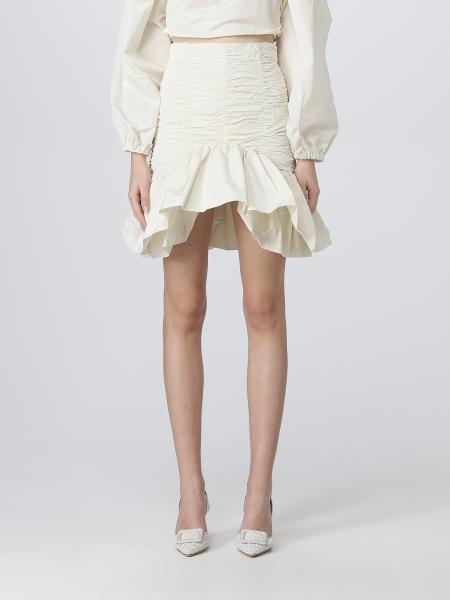 PATOU: skirt for woman - Ivory | Patou skirt SK0410011 online on GIGLIO.COM