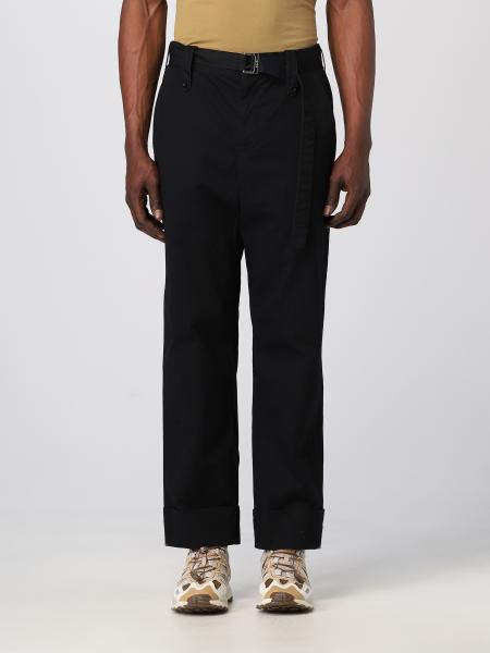 SACAI: pants for man - Black | Sacai pants 2302978M online on GIGLIO.COM