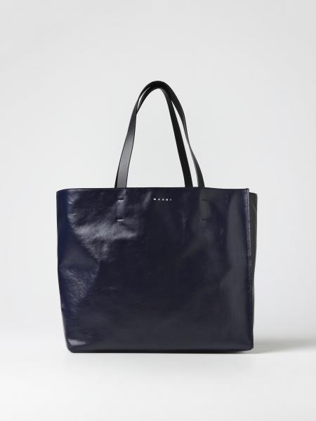 Borsa Museo Marni in pelle spazzolata