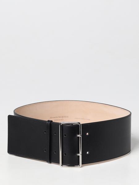 Cintura Alexander McQueen in pelle liscia