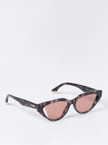 FENDI: acetate sunglasses - Pink | Fendi sunglasses FE40009I online at