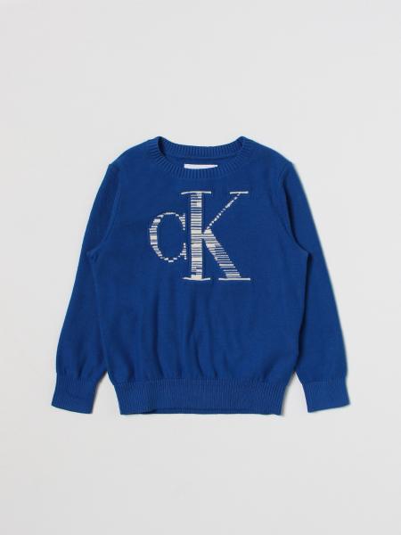 Rechtsaf Afgeschaft schending CALVIN KLEIN JEANS: sweater for boys - Blue | Calvin Klein Jeans sweater  IB0IB01580 online on GIGLIO.COM