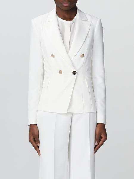 LIU JO: jacket for woman - White | Liu Jo jacket CA3044T2200 online on ...