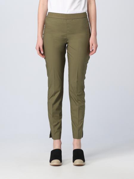 TWINSET: pants for woman - Green | Twinset pants 231TT204A online on ...