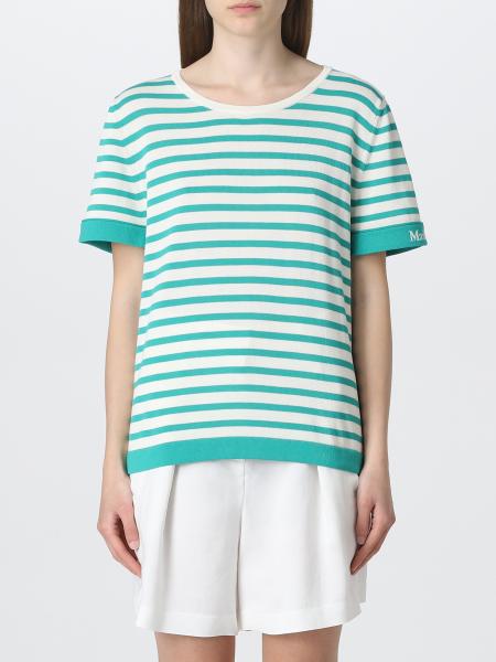 MAX MARA: top for woman - Emerald | Max Mara top 2313611132600