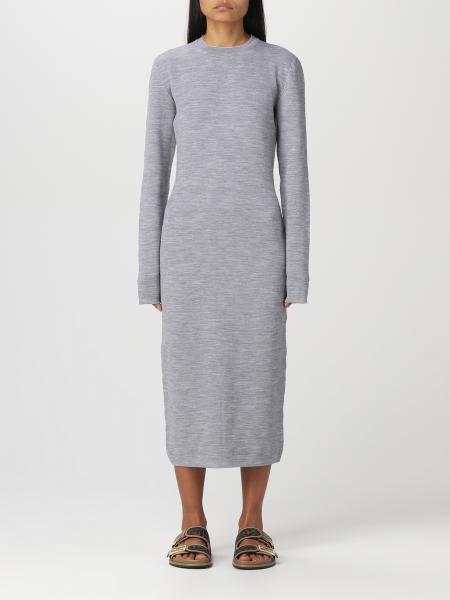 FENDI: dress in viscose blend - Grey | Fendi dress FZDB20ANER online on ...