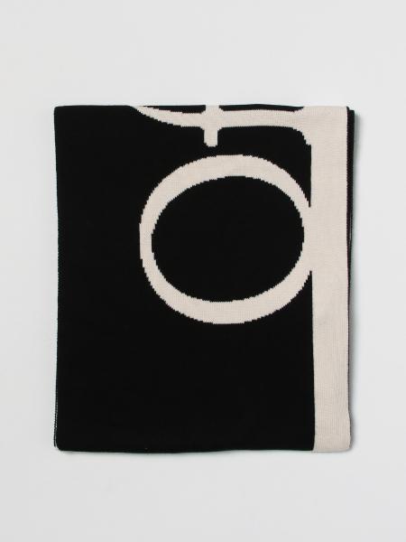 Sciarpa Bookish Off-White in cotone ocn logo jacquard