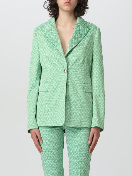 LIU JO: blazer for woman - Green | Liu Jo blazer WA3309J4044 online on ...