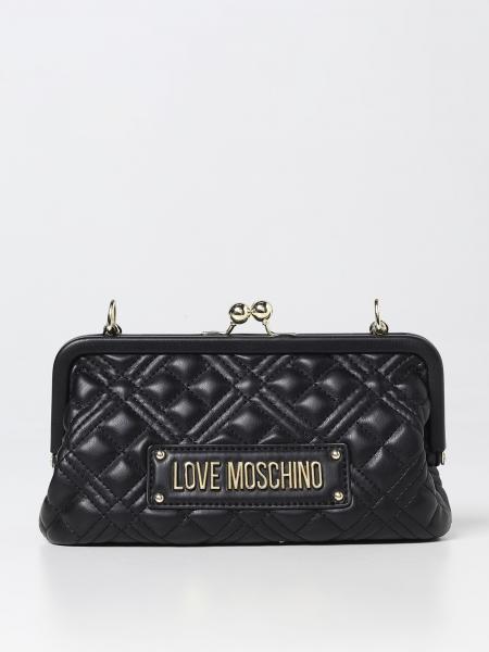 Love Moschino Ribbed Black Shoulder Bag - Walmart.com
