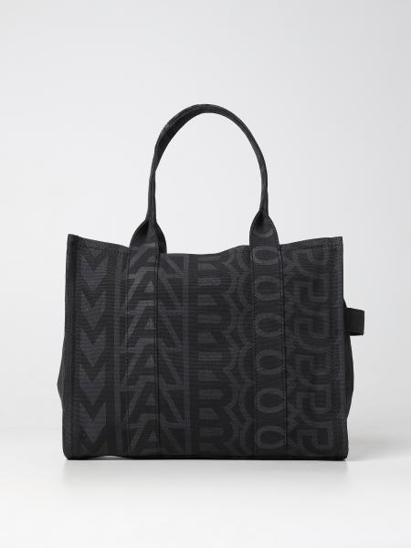 MARC JACOBS: tote bags for woman - Black | Marc Jacobs tote bags ...