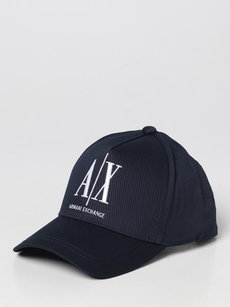 ARMANI EXCHANGE: hat for man - Blue | Armani Exchange hat 954047CC811 ...