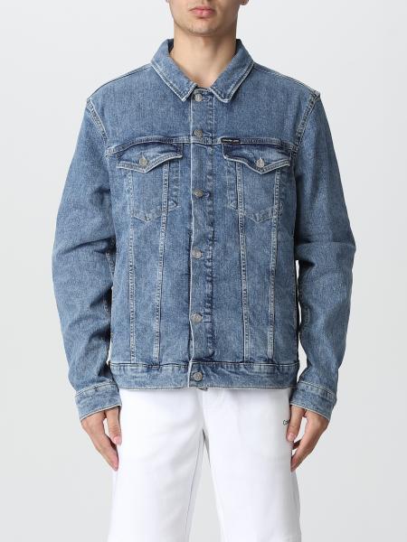 CALVIN KLEIN JEANS: jacket for man - Blue | Calvin Klein Jeans jacket ...