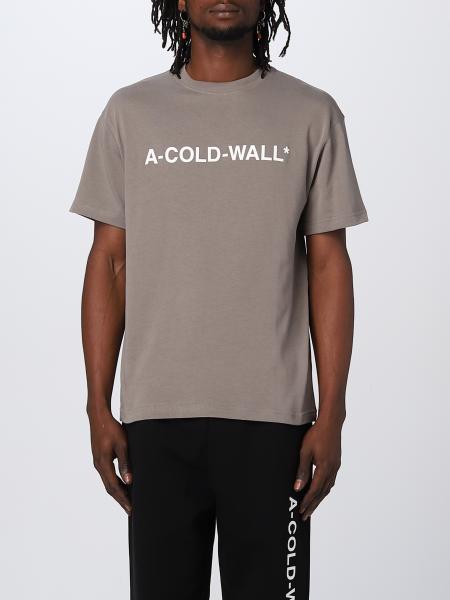 A-COLD-WALL*: t-shirt for man - Grey | A-Cold-Wall* t-shirt MTS092 ...