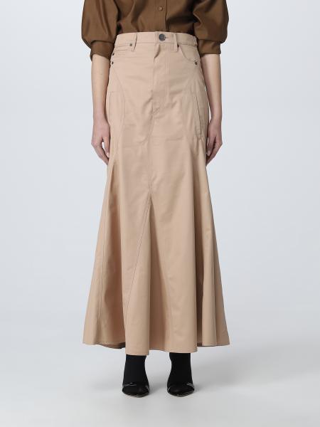 BURBERRY: skirt for woman - Beige | Burberry skirt 8072129 online on  