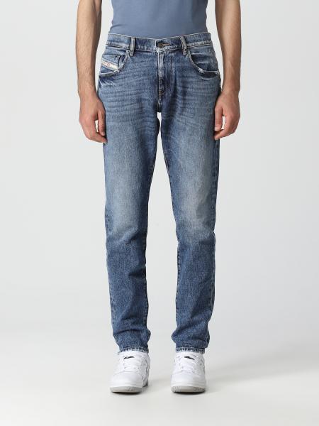 DIESEL: jeans for man - Navy | Diesel jeans A0355809F16 online on ...