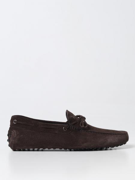 TOD'S: loafers for man - Dark | Tod's loafers XXM0GW0547RE0 online on ...