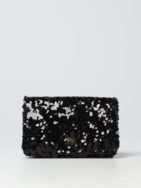 Borsa N° 21 in paillettes ricamate e pelle sintetica