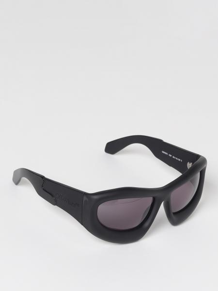 OFF-WHITE: Katoka sunglasses in rounded acetate - Black | Off-White ...
