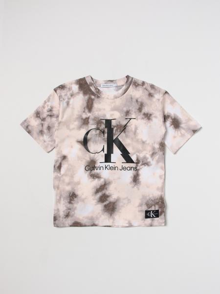 CALVIN KLEIN: for boys Multicolor | Calvin Klein t-shirt IB0IB01649 online on GIGLIO.COM