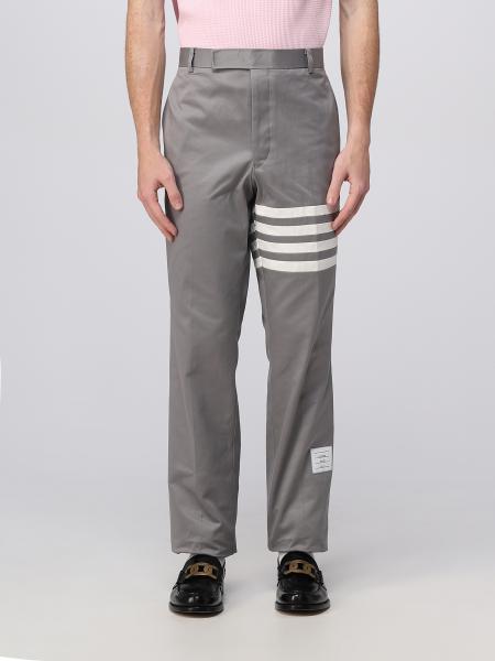 THOM BROWNE: pants for man - Grey | Thom Browne pants MTU245A03788 ...