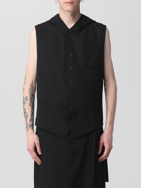 YOHJI YAMAMOTO: suit vest for man - Black | Yohji Yamamoto suit vest ...