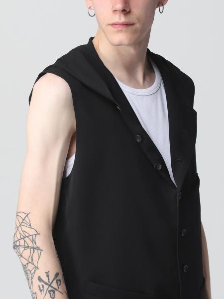 YOHJI YAMAMOTO: suit vest for man - Black | Yohji Yamamoto suit vest ...