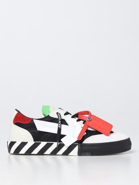 OFF-WHITE: Sneakers Floating Arrow in nylon e suede - Bianco | Sneakers ...