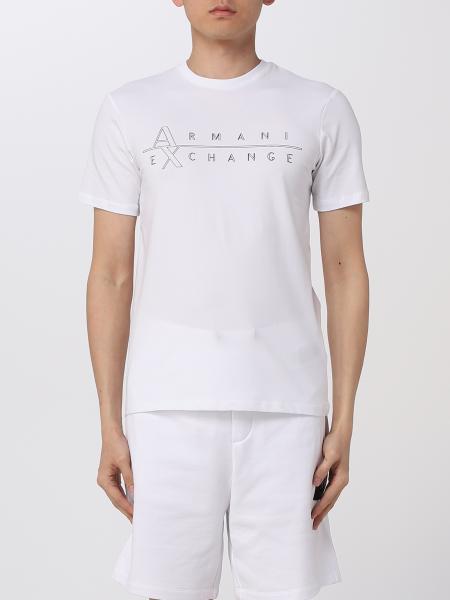 ARMANI EXCHANGE: t-shirt for man - White | Armani Exchange t-shirt ...