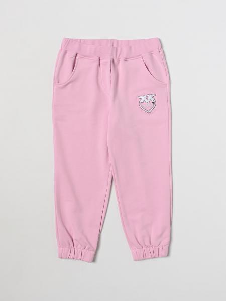 PINKO KIDS: pants for girls - Pink | Pinko Kids pants 033475 online on ...