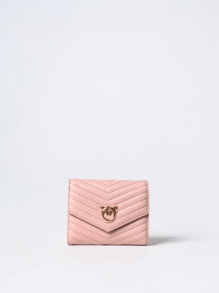 PINKO: wallet for woman - Blush Pink | Pinko wallet 100881A0GK online ...
