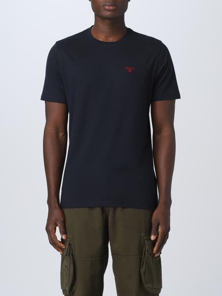 T-shirt Barbour sports in cotone