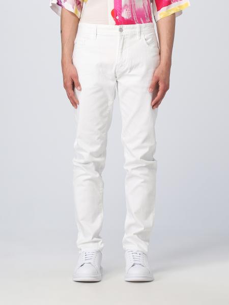 ARMANI EXCHANGE: jeans for man - White | Armani Exchange jeans ...