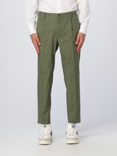 INCOTEX: pants for man - Green | Incotex pants ZR541W9208A online on ...