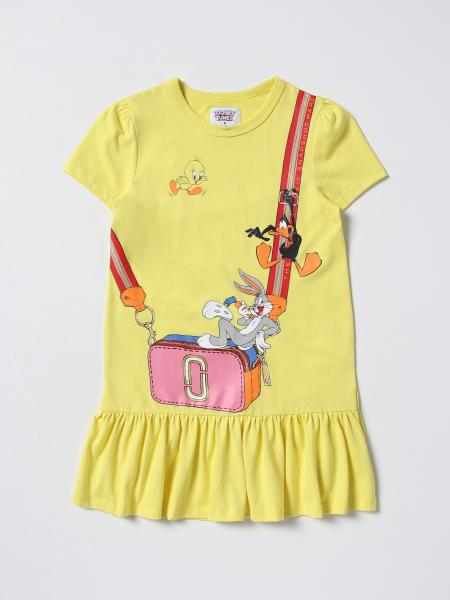 Little Marc Jacobs Dress For Girls Yellow Little Marc Jacobs Dress W52005 Online On Giglio