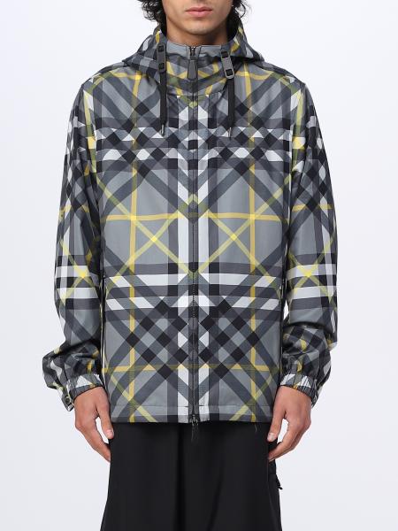 Grey on sale burberry jacket