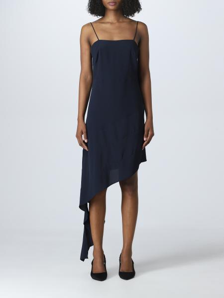 GRIFONI: dress for woman - Blue | Grifoni dress 2701357 online on ...