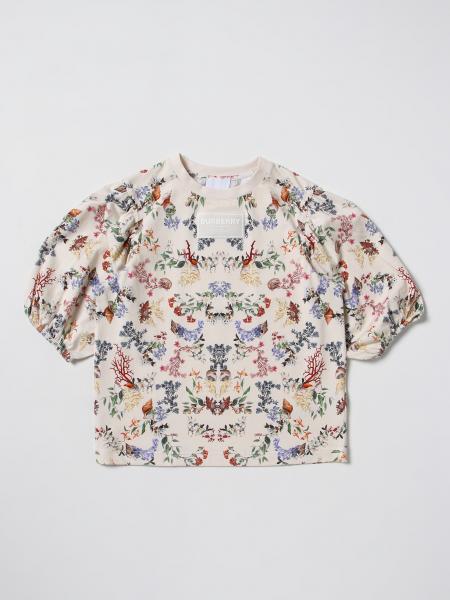 T-shirt Burberry in cotone stretch