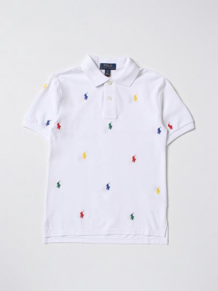 POLO RALPH LAUREN: t-shirt for boys - White | Polo Ralph Lauren t-shirt ...