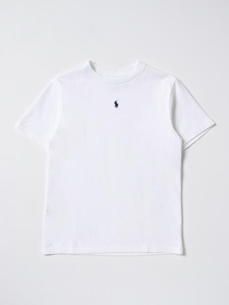 POLO RALPH LAUREN: t-shirt for boy - White | Polo Ralph Lauren t-shirt  323891795 online on 